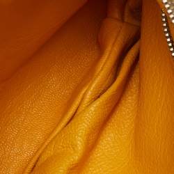 Pre Owned Prada Brown/Grey Python Zip Clutch
