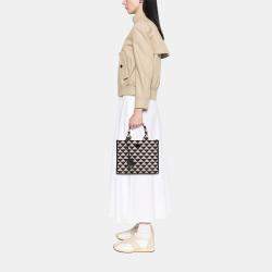 Pre Owned Prada Blue Small Canvas Symbole Triangolo Satchel