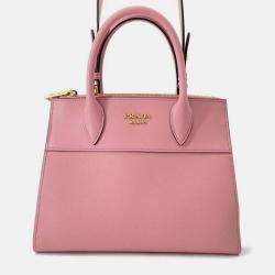 Pre Owned Prada Paradigm 2Way Handbag Pink Leather