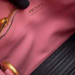 Pre Owned Prada Paradigm 2Way Handbag Pink Leather