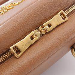 Pre Owned Prada Handbag Leather Brown