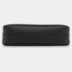 Pre Owned Prada Re-Edition 2005 Saffiano Shoulder Bag Black