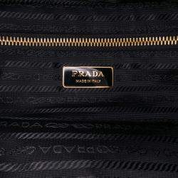 Pre Owned Prada Black Large Impuntu Re Nylon Re Edition 1995 Chaine Tote