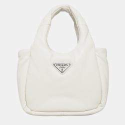 Pre Owned Small Padded Leather Tote
