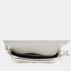 Pre Owned Brushed Leather Shoulder Bag