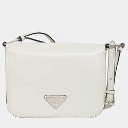 Pre Owned Brushed Leather Shoulder Bag