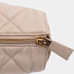 Pre Owned Prada Brown Medium Re-Nylon Re-Edition 1995 Chaine Shoulder Bag
