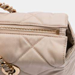 Pre Owned Prada Brown Medium Re-Nylon Re-Edition 1995 Chaine Shoulder Bag