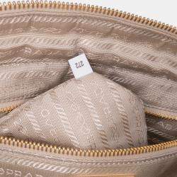 Pre Owned Prada Brown Medium Re-Nylon Re-Edition 1995 Chaine Shoulder Bag