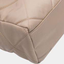 Pre Owned Prada Brown Medium Re-Nylon Re-Edition 1995 Chaine Shoulder Bag