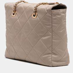 Pre Owned Prada Brown Medium Re-Nylon Re-Edition 1995 Chaine Shoulder Bag