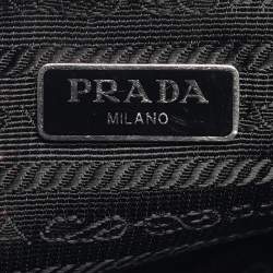 Pre Owned Prada Black Nylon Mini Re-Edition 2000 Bag
