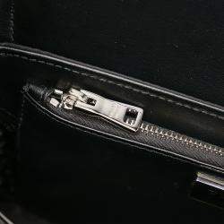 Pre Owned Prada Black Re-Nylon & Spazzolato Pocket Crossbody