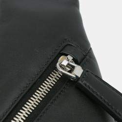 Pre Owned Prada Black Prada Cross Leather Bag