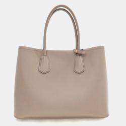 Pre Owned Prada Saffiano Double Cuir Tote
