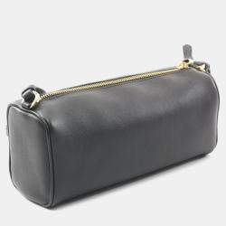 Pre Owned Prada Sacca Shoulder Bag Leather Women'S Black