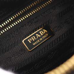 Pre Owned Prada Sacca Shoulder Bag Leather Women'S Black