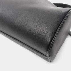 Pre Owned Prada Sacca Shoulder Bag Leather Women'S Black