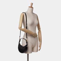 Pre Owned Prada Black Mini Re-Nylon Arque Bag