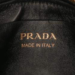 Pre Owned Prada Black Mini Re-Nylon Arque Bag