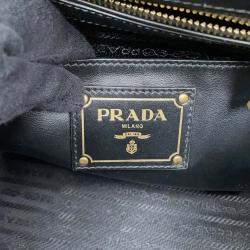 Pre Owned Prada 2Way Handbag Black Leather