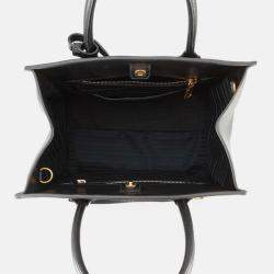 Pre Owned Prada 2Way Handbag Black Leather