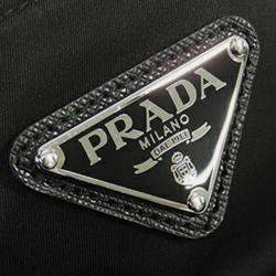 Pre Owned Prada Black Tessuto Satchel
