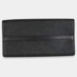 Pre Owned Prada Black Saffiano City Calfskin Greche Paradigme Bag