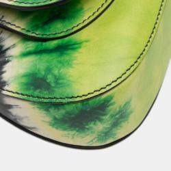 Pre Owned Prada City Calf Tie Dye Sidonie Satchel