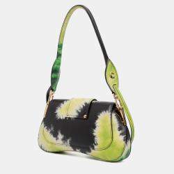 Pre Owned Prada City Calf Tie Dye Sidonie Satchel