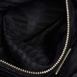 Pre Owned Prada Black Leather and Re-Nylon Tote