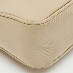 Pre Owned Prada Beige Nylon Re-Edition 2000 Shoulder Bag