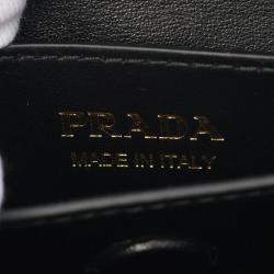 Pre Owned Prada Saffiano Cuir Handbag Saffiano Leather Black