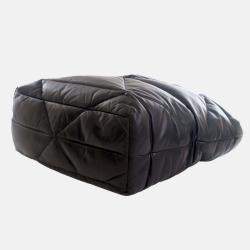 Pre Owned Prada Black Large Quilted Nappa Padded Tote