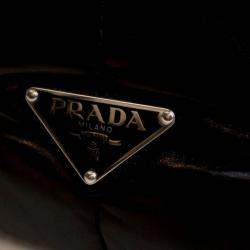 Pre Owned Prada Black Large Quilted Nappa Padded Tote