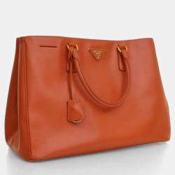 Pre Owned Prada Medium Saffiano Lux Tote