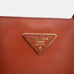Pre Owned Prada Medium Saffiano Lux Tote