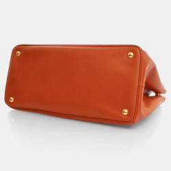 Pre Owned Prada Medium Saffiano Lux Tote