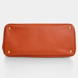 Pre Owned Prada Medium Saffiano Lux Tote