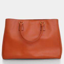 Pre Owned Prada Medium Saffiano Lux Tote