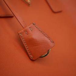 Pre Owned Prada Medium Saffiano Lux Tote