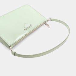 Pre Owned Prada Mini Brushed Leather Spazzolato