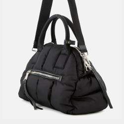Pre Owned Prada Tessuto Bomber 2-Way Handbag Black Nylon