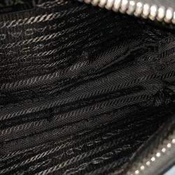 Pre Owned Prada Black Nylon Re-Nylon Hobo Bag