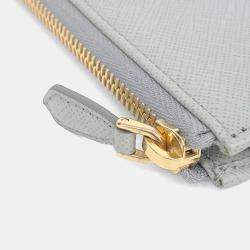 Pre Owned Prada Green Leather long wallet