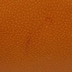 Pre Owned Prada Beige/Tan Canvas and Cinghiale Leather Top Handle Bag