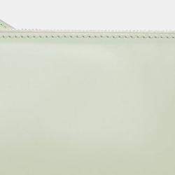 Pre Owned Prada Green Brushed Leather Shoulder Bag