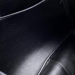 Pre Owned Prada Vitello Dino 2Way Handbag Black Leather