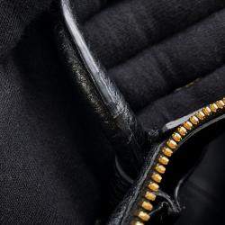 Pre Owned Prada Vitello Dino 2Way Handbag Black Leather