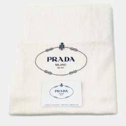 Pre Owned Prada Ribbon Tote Bag Black Nylon